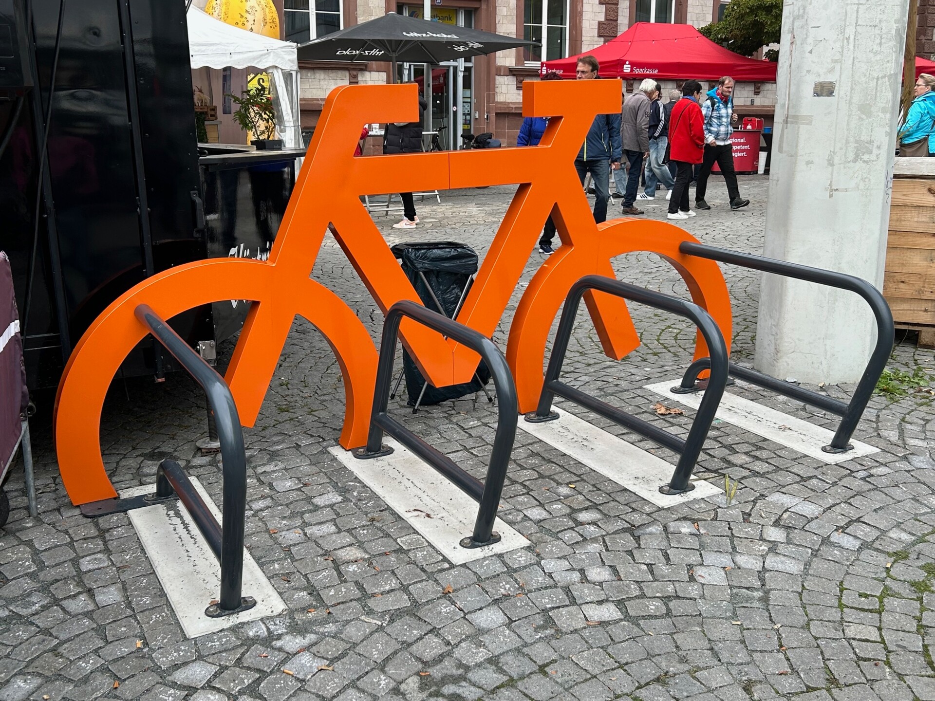 Fahrradständer Gera Puschkinplatz
